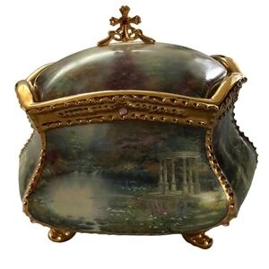 Thomas Kinkade Blessings Musical Prayer Box Faith Hope Love 2003 Ardleigh
